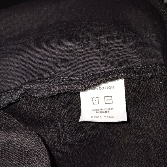 Dope men's black full zipper jacket size XXXL new with tags - Picture 4 of 6